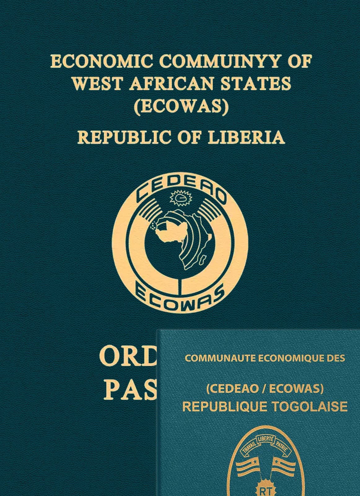 Togo passport cover